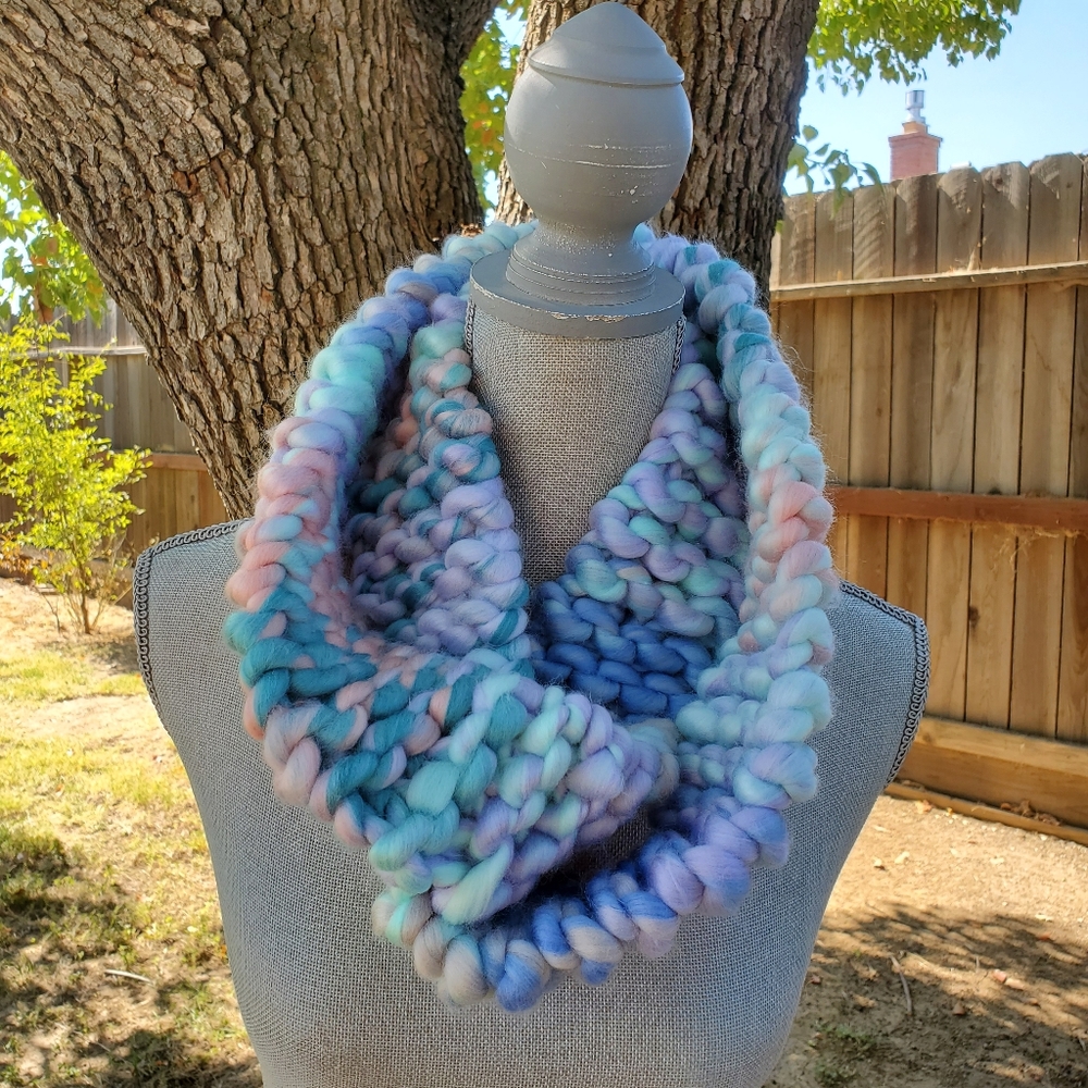 Handmade infinity scarf